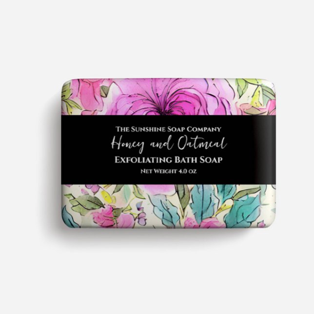 Soap Packaging Paper - Pink Flowers (Creator Uploaded)