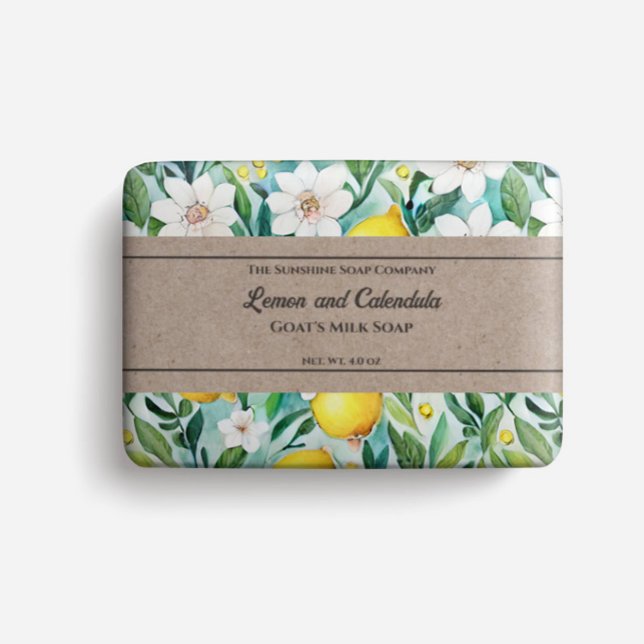 Soap Packaging Paper - yellow lemons (Creator Uploaded)