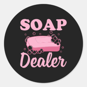 Soap Retailer Cosmetic Soaps Classic Round Sticker