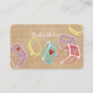 "Soap Seife amazing cute Marketing" Business Card