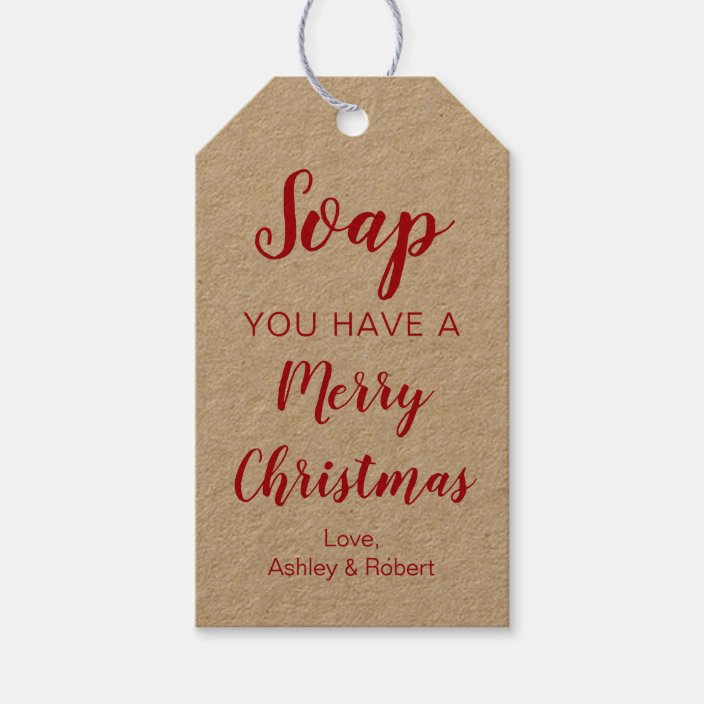 Soap You Have A Merry Christmas Gift s Zazzle Com