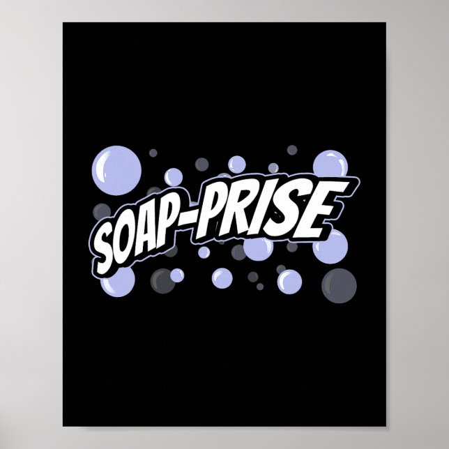 SoapPrise Handmade Craft Fair Soap Making Poster (Front)