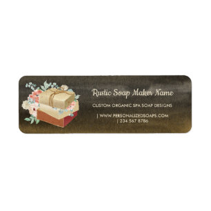 Soaps Organic Spa Bath Products Label