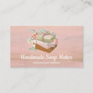 Soaps Rustic Flowers Business Card