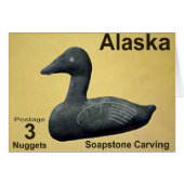 Soapstone Eider - Alaska Postage (Front Horizontal)