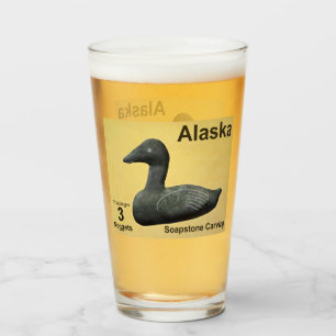 Soapstone Eider - Alaska Postage Glass