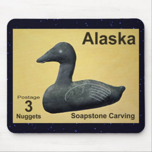 Soapstone Eider Duck Mouse Pad