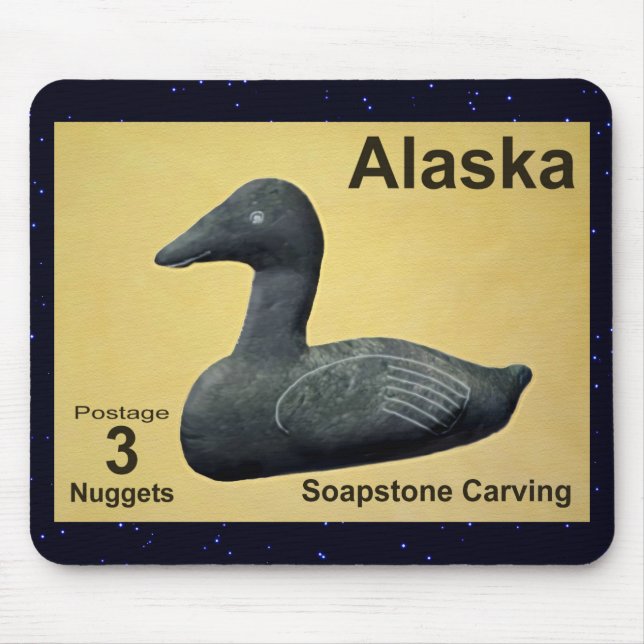 Soapstone Eider Duck Mouse Pad (Front)