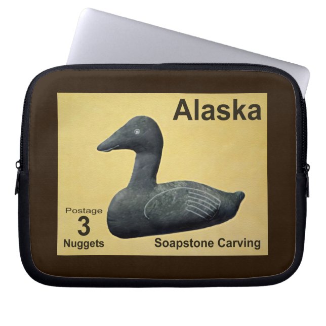 Soapstone Eider Laptop Sleeve (Front)