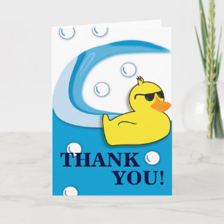 Soapy Duck - Thank You Card