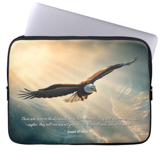 Soar above the storm |  laptop sleeve (Front)