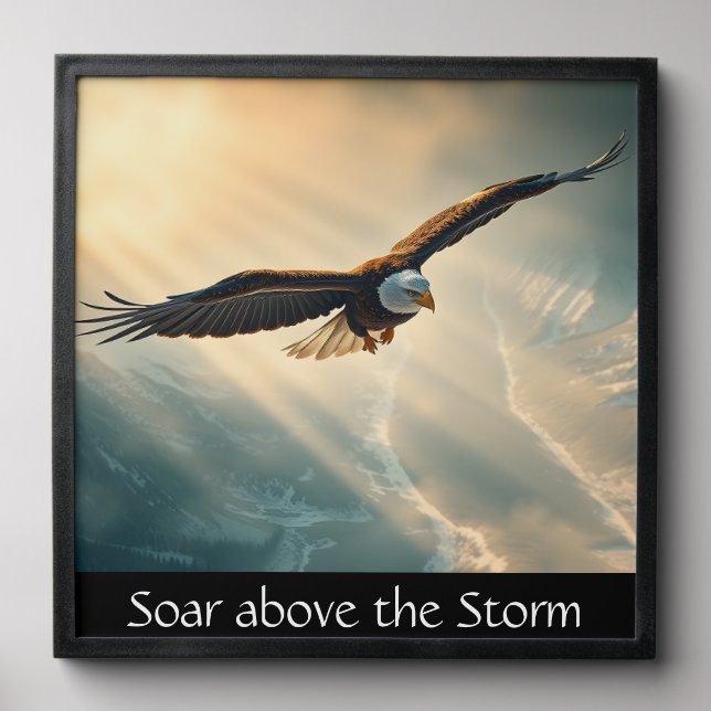 Soar Above The Storm Peel And Stick Photo Tile (Front Set)