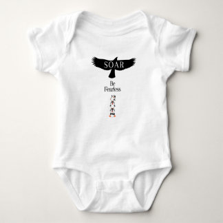 soar be fearless baby bodysuit