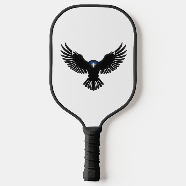 SOAR Black Hawk Pickleball Paddle (Back)