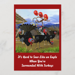 Soar Like an Eagle Birthday Invite