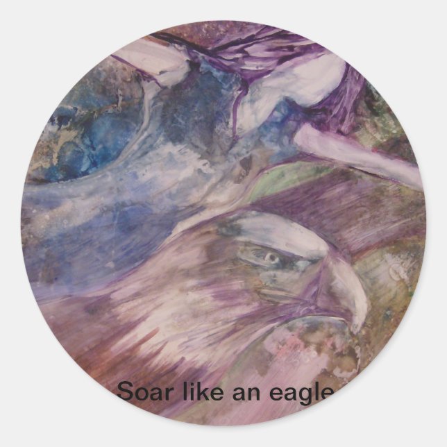 "Soar Like An Eagle" Sticker (Front)