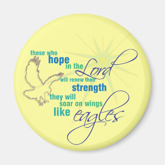 Soar on Wings Christian Scripture magnet