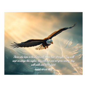 Soar on wings like eagles |  poster