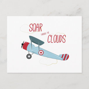 Soar Plane Postcard