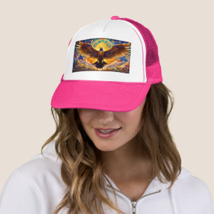 Soar to New Heights with the Visionary Eagle Truck Trucker Hat