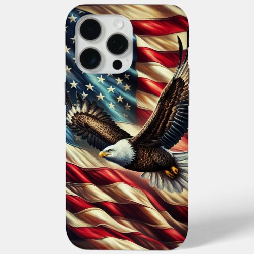 Soar with Freedom Flag  Eagle Phone Case