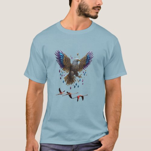 Soar with the Crystal Eagle T_Shirt