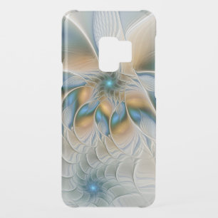 Soaring, Abstract Fantasy Fractal Art With Blue Uncommon Samsung Galaxy S9 Case