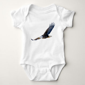 Soaring Bald Eagle Baby Bodysuit