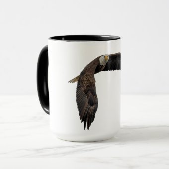 Soaring Bald Eagle - Coffee Mug | Zazzle