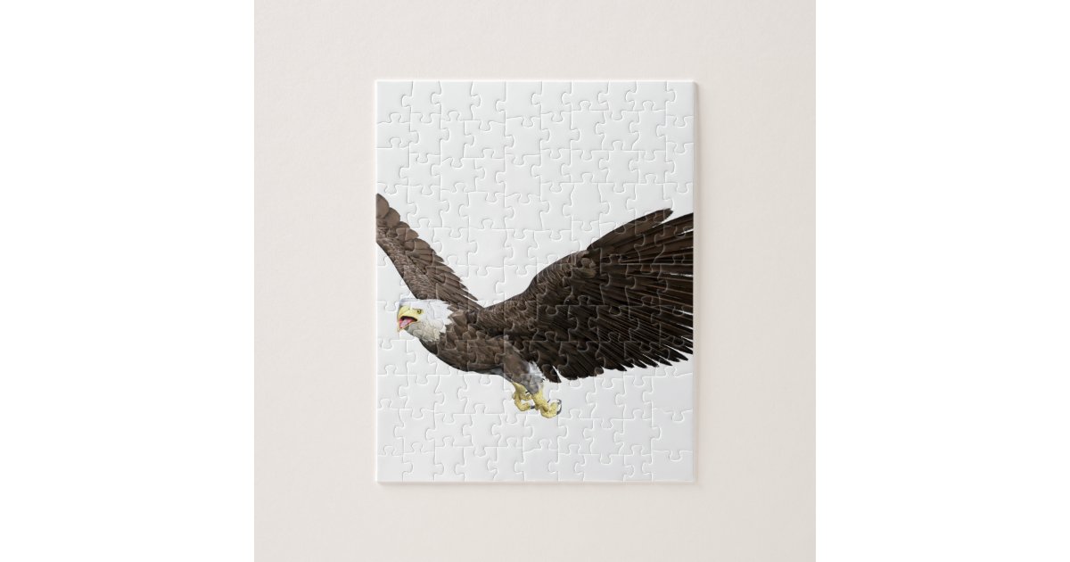 Soaring Bald Eagle Jigsaw Puzzle Zazzle