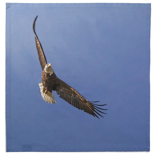 Soaring Bald Eagle Napkin (Front)