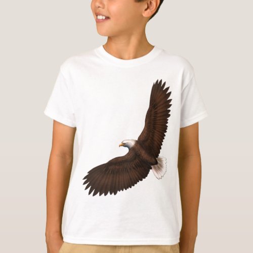Soaring Bald Eagle T_Shirt