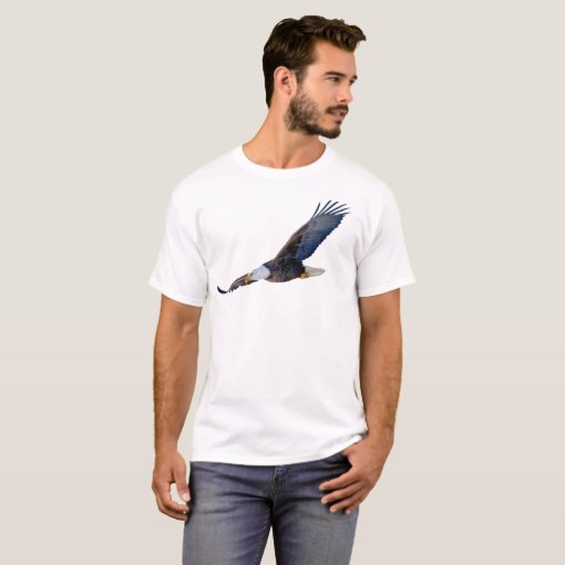 Soaring Bald Eagle T-Shirt | Zazzle