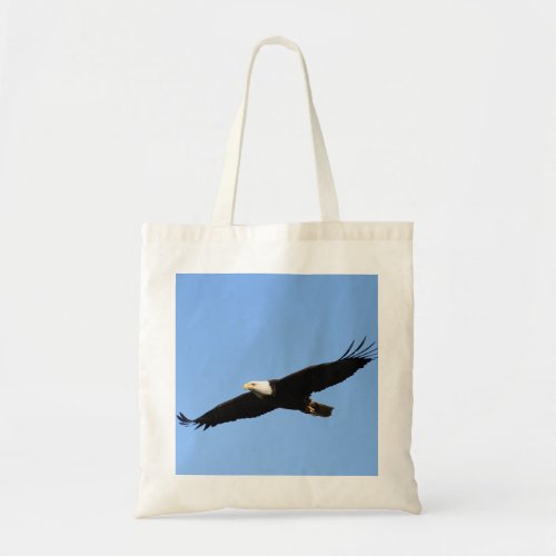 Soaring Bald Eagle Tote Bag