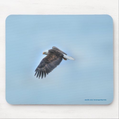Soaring Bald Eagle Wildife Photo 4 Mouse Pad