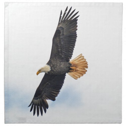 Soaring Bald Eagle Wildife Photo Art Cloth Napkin