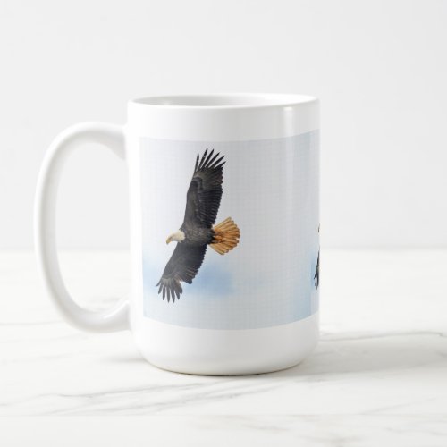 Soaring Bald Eagle Wildife Photo Art Coffee Mug