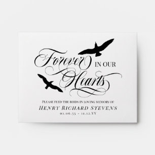 Soaring Birds Forever In Our Hearts Bird Seeds Envelope