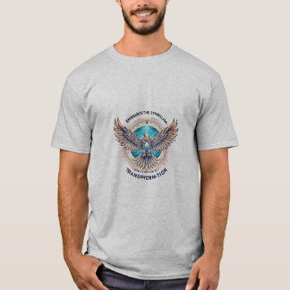 Soaring Crystal Eagle - Symbol of Transformation  T-Shirt