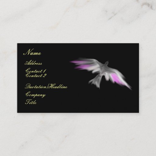 Customizable Soaring Falcon ~ Business Card (Customize)
