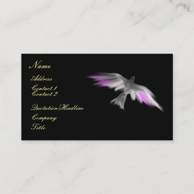 Soaring Falcon ~ Business Card (Customize) (Front)