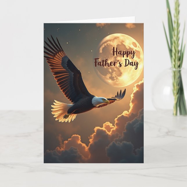 Soaring Fathers Day Night Card (Front)