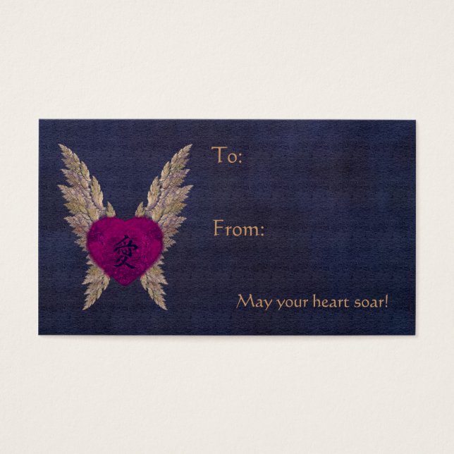 Soaring Heart Gift Tag (Front)