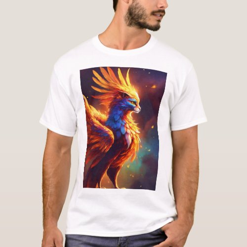 Soaring Majesty Eagle Elegance Wings of Freed T_Shirt