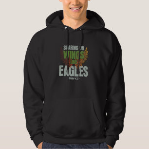 Soaring on Wings Like Eagles Isaiah Judah Hebrew I Hoodie