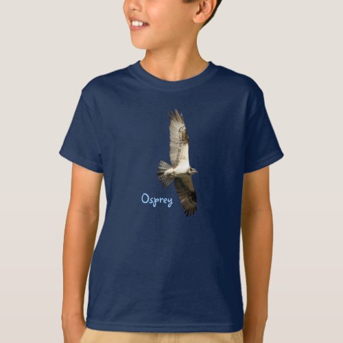 Soaring Osprey Fish Hawk Kids T_Shirt