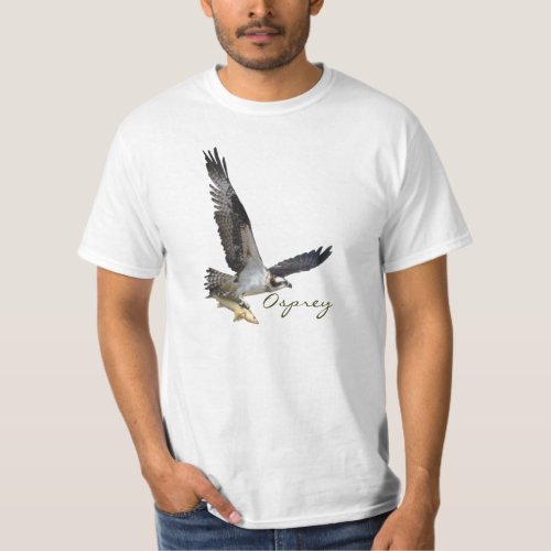 Soaring Osprey Fish Hawk with Fish Catch Shirt