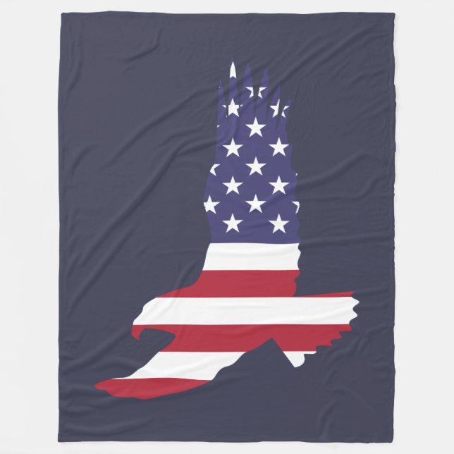 Soaring Patriot Fleece Blanket (Front)