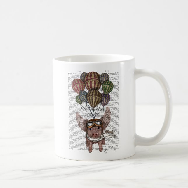 Soaring Pig Coffee Mug (Right)