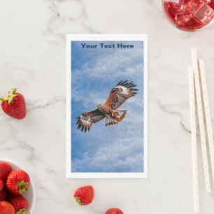 Soaring Red Kite Paper Guest Towels